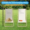 Sling Chair Replacement Fabric Foldable Beach Chair Replacement Canvas with Pillow Durable Wear-resistant Lounge Chairs Cloth
