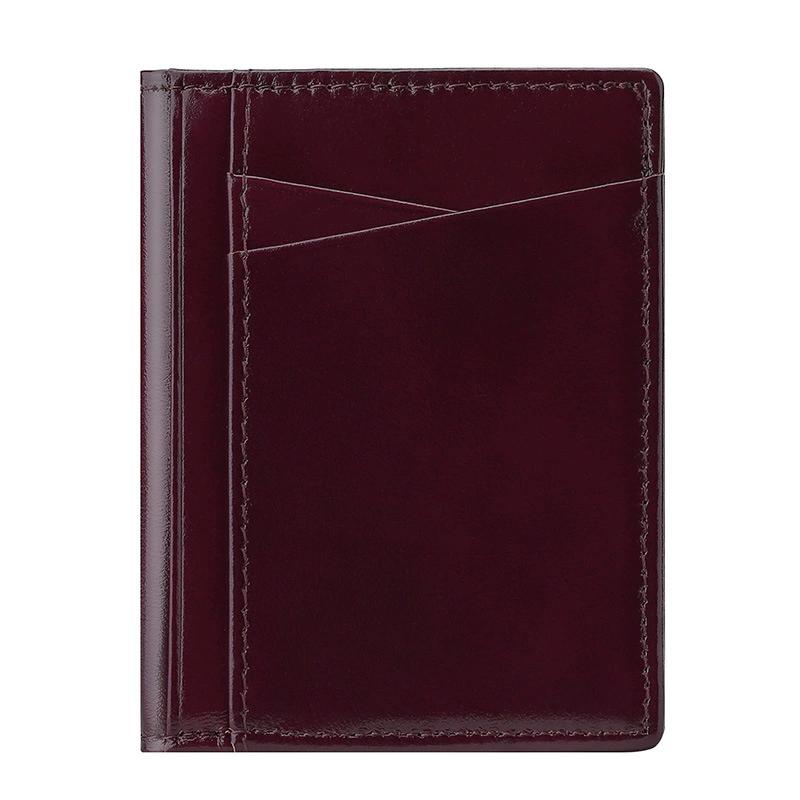 YUECIMIE Portefeuille Super Fin Souple Cuir Véritable Mini Porte-Cartes de Crédit Portefeuilles Porte-Monnaie Fin Petit Porte-Cartes Portefeuille Homme