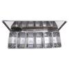 Stainless Steel Seasoning Box Restaurant Chef Seasoning Box with Lid Storage Box Household Seasonin