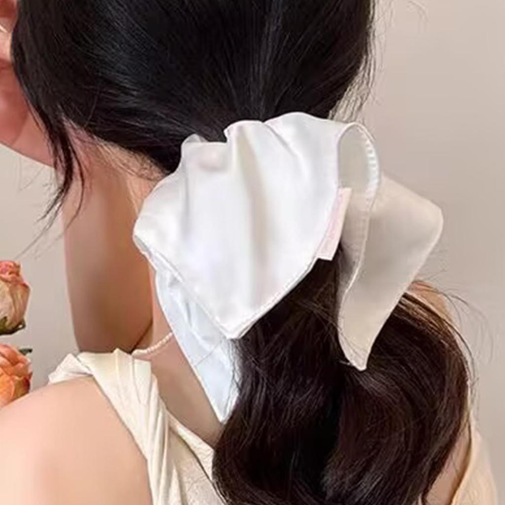 Sweet Design Square Large Elastic Rubber Band Female Hair Ties Ponytail Holder Hair Band Headrope Temperament Hair Accessories