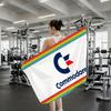 Fashion C-Commodore 64 logo Towel Quick Dry Absorbent Beach Towel for Sports, Fitness, Swimming and Outdoor Activities