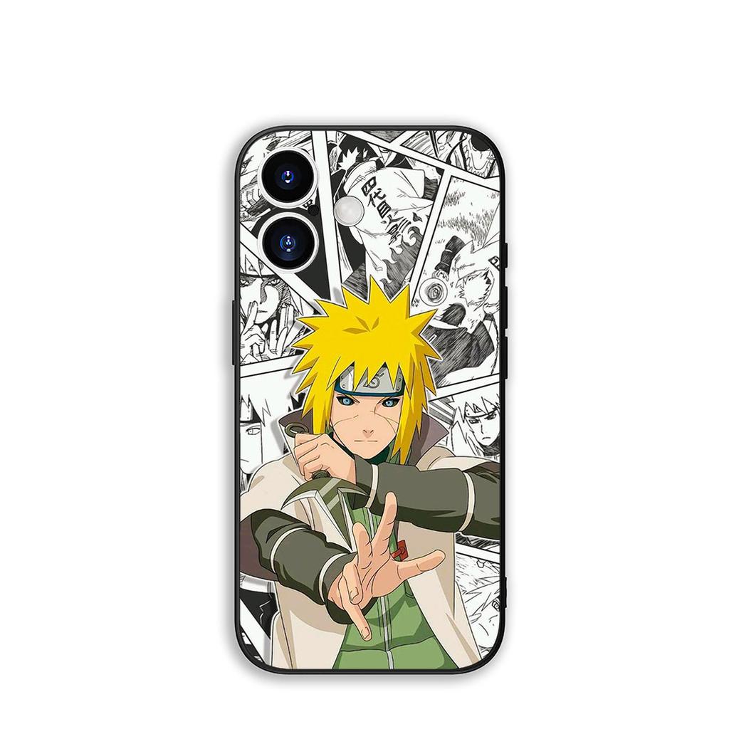 Phone Cover Anime Namikaze Minato Narutos Casing for Apple iPhone 16 15 14 Plus 13 12 Mini 17 Pro Max + ProMax 16E Air 15+ Case