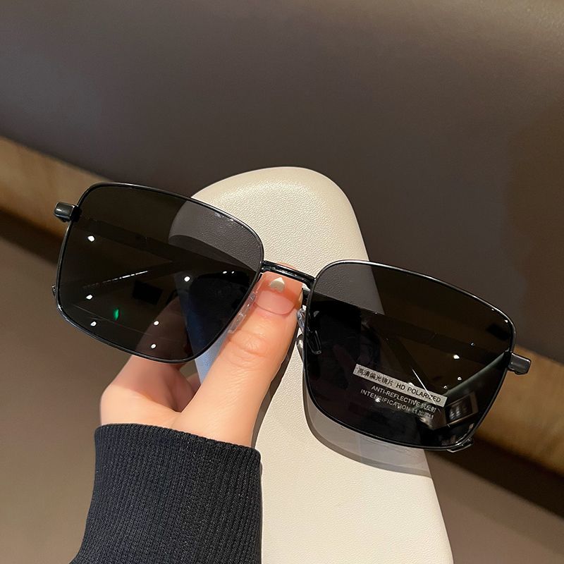 

Sunglasses For Men High-End Driving 2026 New Polarized Fishing UV400 Resistant Sunglasses Big Face Fashion High-Definition Ultra чорний