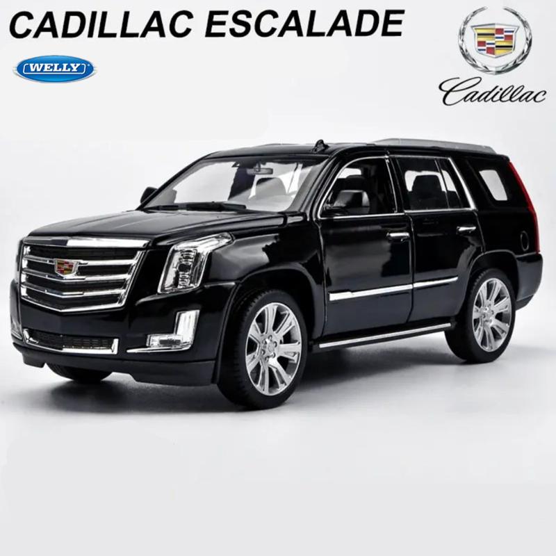 1:36 Cadillac SUV Escalade Alloy Car Model Diecasts Metal Toy Vehicles Pull Back Car Model High Simulation Collection Kids Gifts