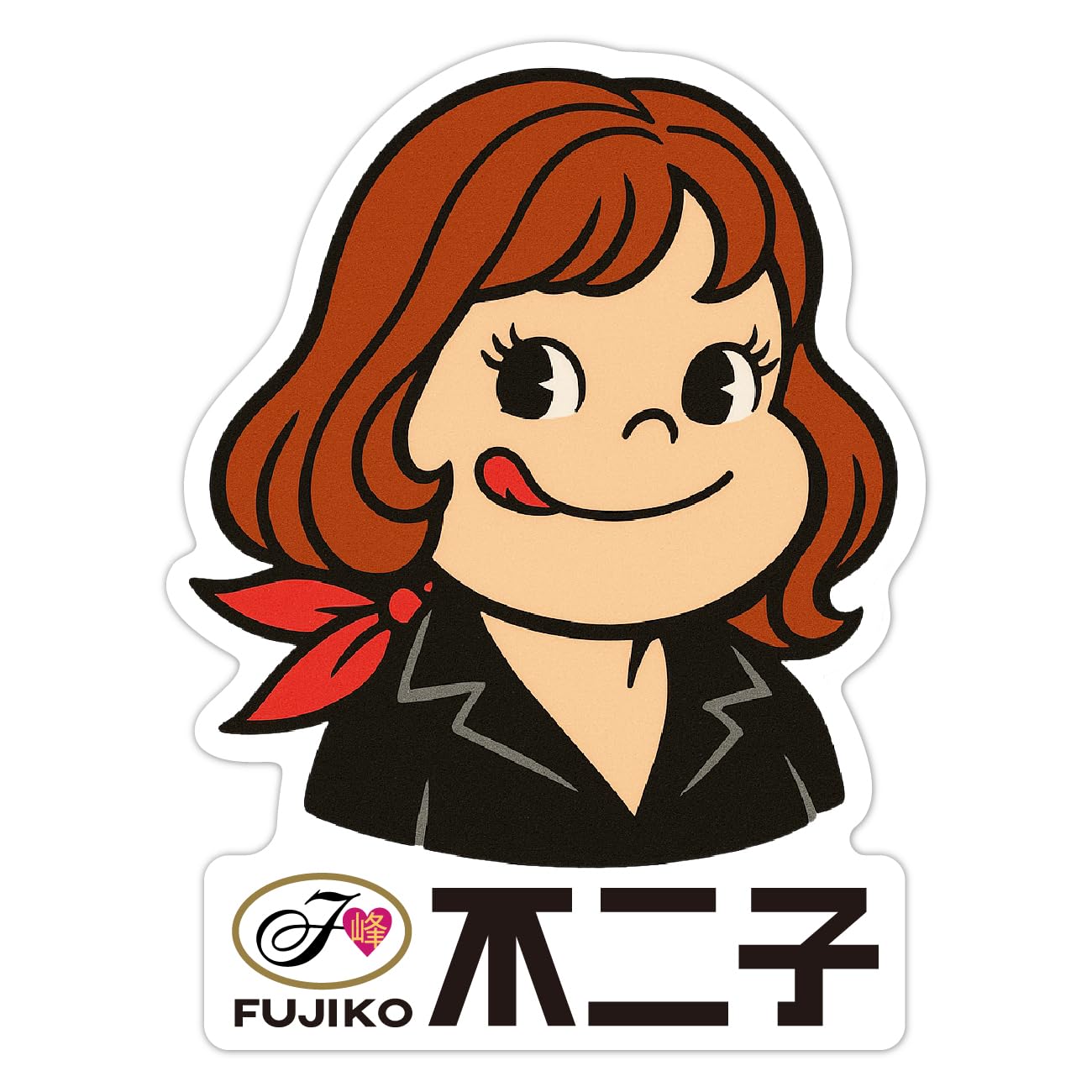 

My Crafts Fujiko Funny Stickers of Large and Parody Water Resistant & Peko-chan (Set 3, Small) Stickers,