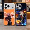 B-Bakugo A-Anime K-Katsuki Colorful Silver Back Phone Case For IPhone 17 16 15 14 13 12 11 Plus Pro Max Plus
