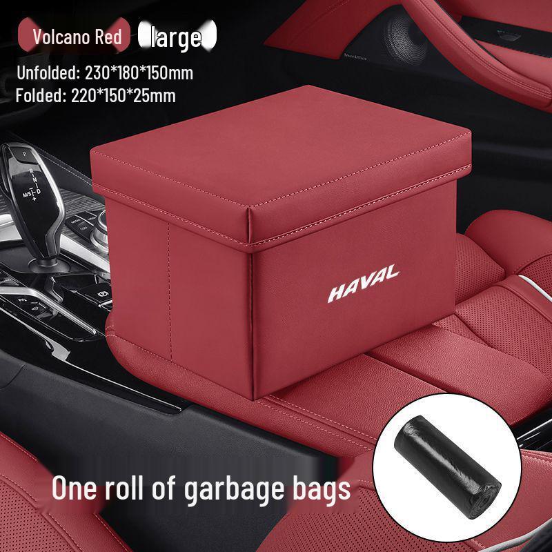 Organizador de Armazenamento e Lixeira Dobrável para Carro Haval - Serve para H6, Big Dog, M6, First Love, H5, H7, H8, H9, F7, H3