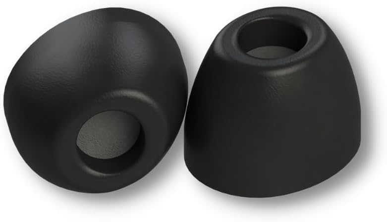 Comply 1 Pair with Tech Defender Guards Comfortable and TOZ-200 (Oval) Earbuds, Large, (Noise Reduction, Fit, Anti-Slip)