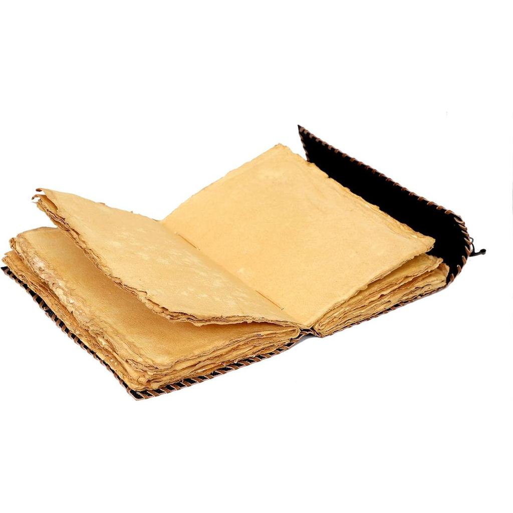 Sun Moon Vintage Leather Journal Book Of Shadow Grimoire Antique Leather Notebook