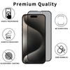 For iPhone 17 Screen Protector 28-Degree Anti-Spy Silk Printing Full Glue Film