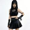 Adjustable Rock Style Lace Arm Protector With Embellished Design For Wrist Support And Stylish Defense