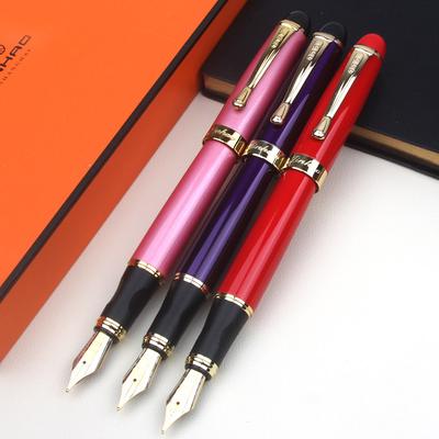 JINHAO X450 Executive Blue Red White Twist Carven Broad Nib High Quality Fountain Pen Stationery School&Office for Writing