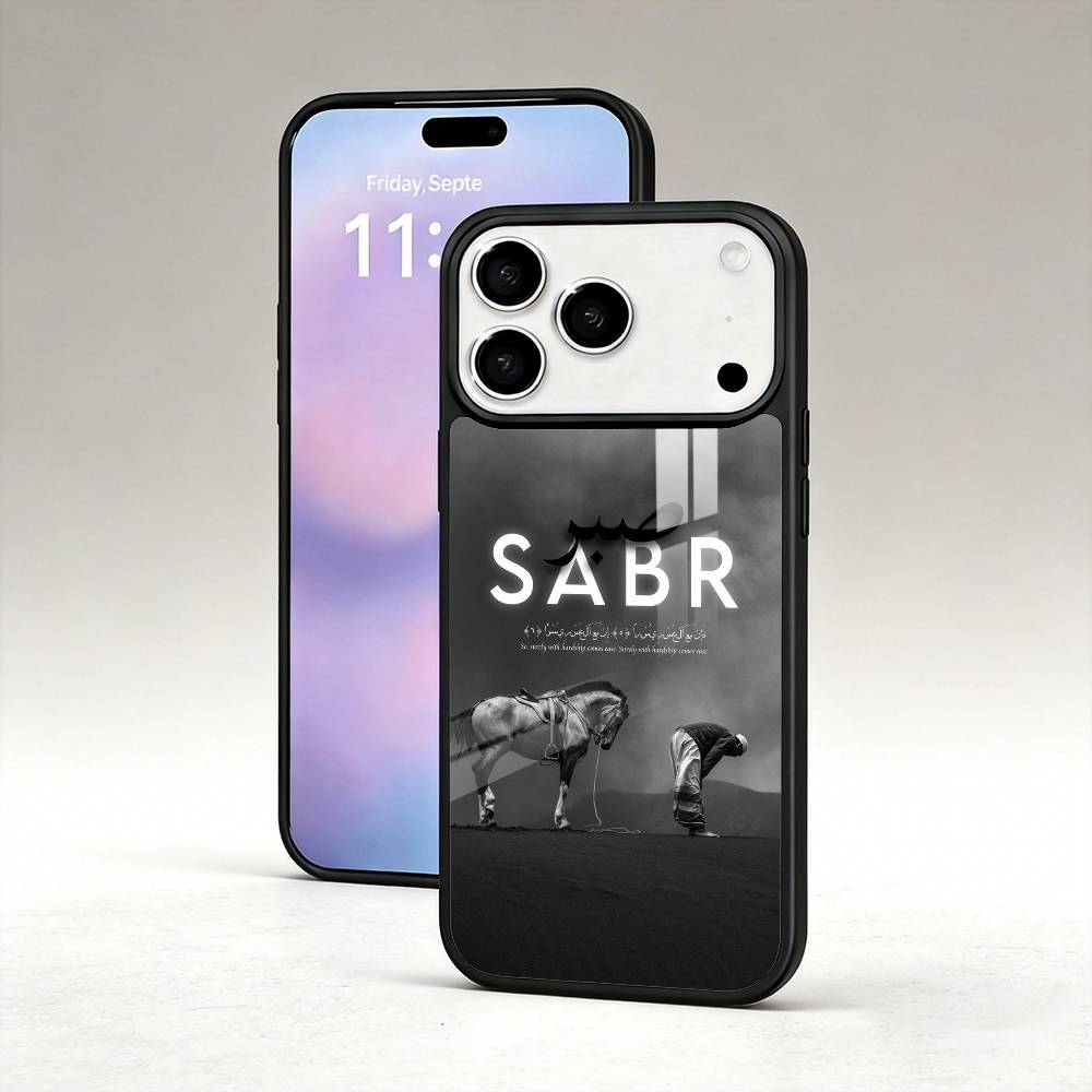 Q-Quran Sabr Islam P-Patience Phone Case For iPhone17,16,15,14,13,12,Pro,Max,Magnetic For Magsafe Wireless Charging iPhone17Pro