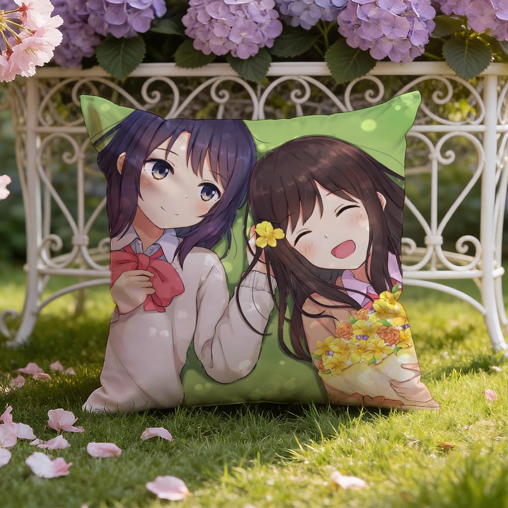 Anime A-Adachi and S-Shimamura Cushion Cover Home & Car Dual-Scene Pillow Cover: Reversible for Premium Comfort