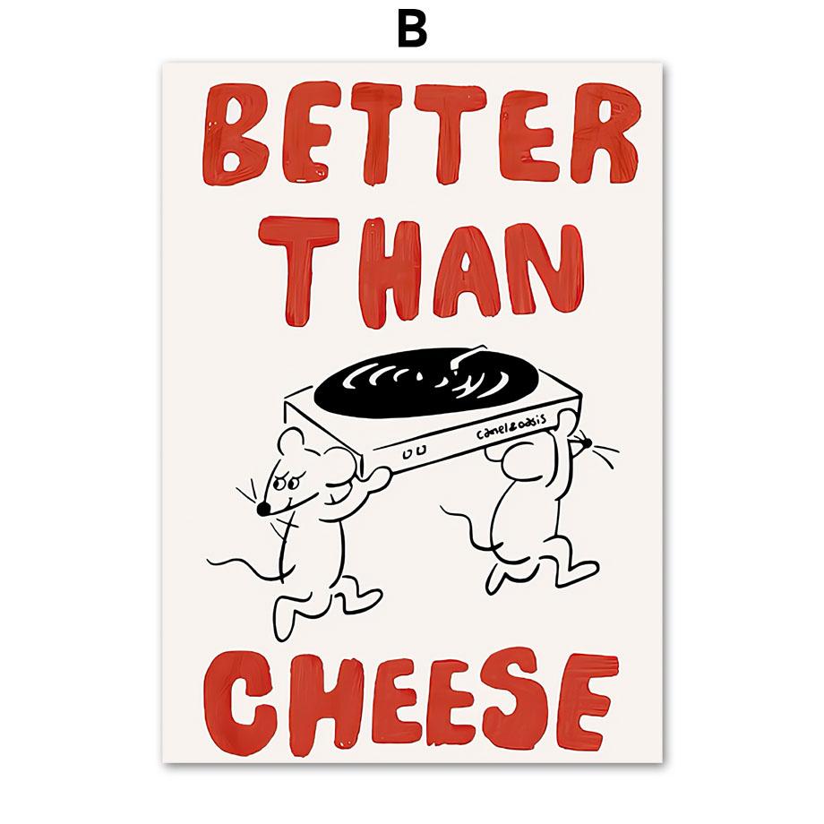 

Корейский прекрасный динозавр мышь мультфильм дизайн читать пиво кофе плакат стены книги по искусству печать холст живопись современная гостиная домашний декор 60x100cm No Framed