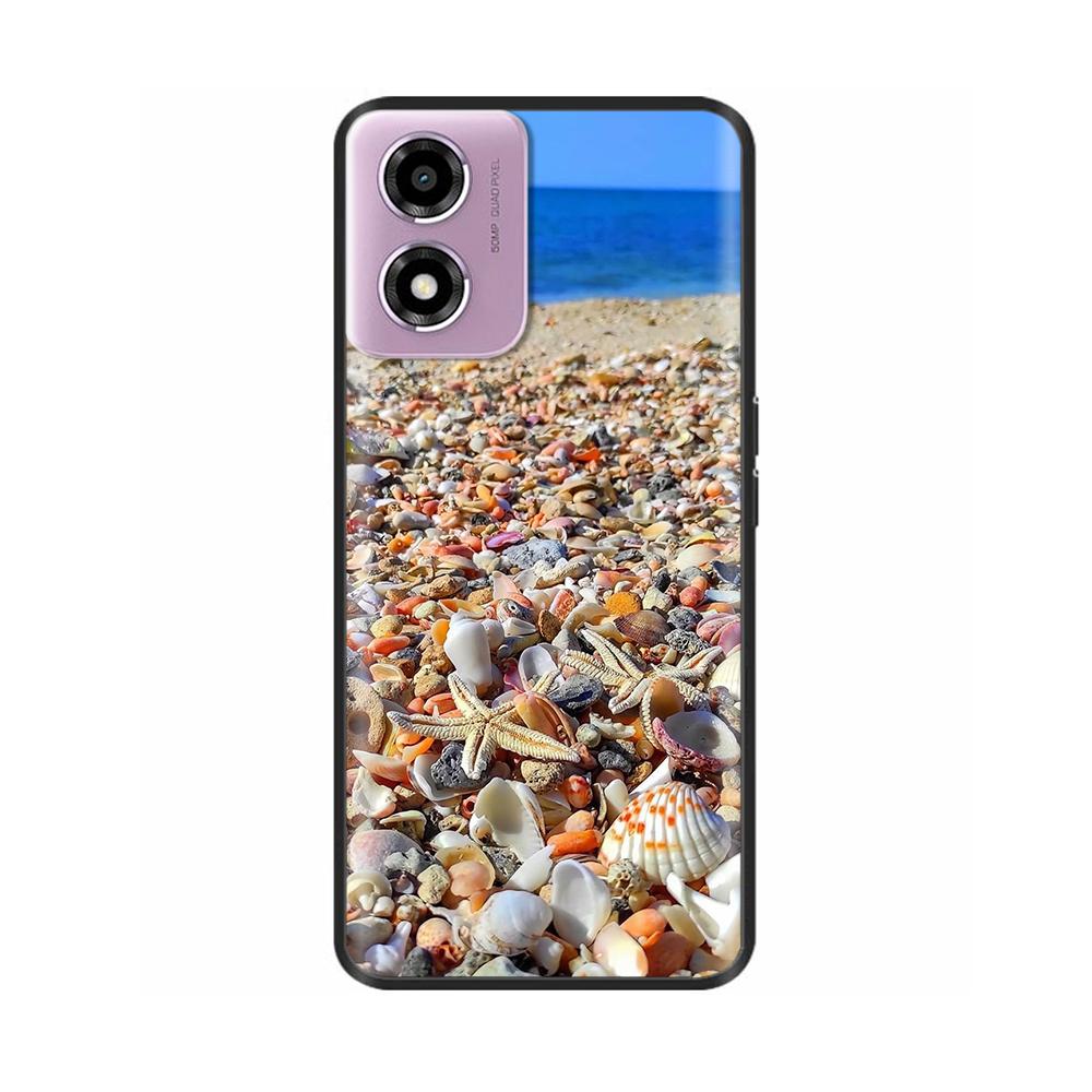 Phone Case For Motorola Moto E14 Case Soft TPU Painted Back Cover For Motorola E14 E 14 MotoE14 Full Protective Phone Shell Capa