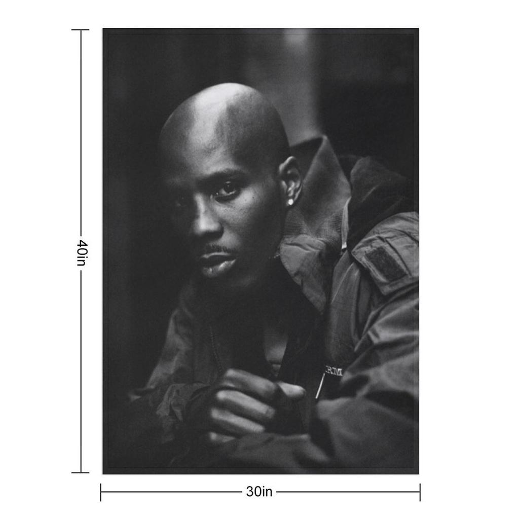 DMX B&W Throw Blanket Custom Soft Plush Plaid Soft Big Blankets For Bed Blankets