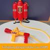 Kids' Firefighter Backpack Water Gun Toy Set with Sprinkler & Fire Extinguisher