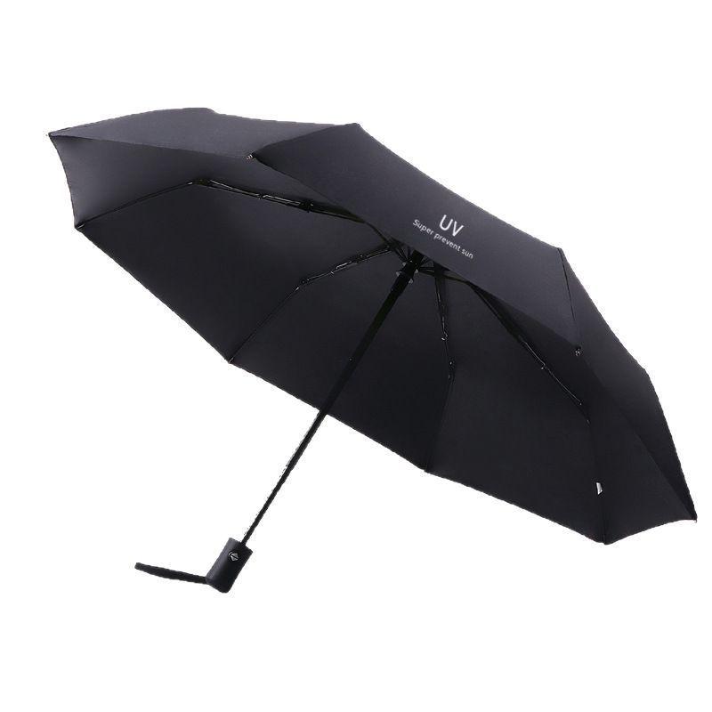 Parasol przeciwsłoneczny UV Auto Open Black Glue - Własne logo, Ochrona przed promieniowaniem UV, Spersonalizowany prezent