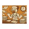 Nurse Goose Wall Calendar 2026 12-Month Themed Design Daily Events Organizer Coil Binding Thick Paper Desk Calendar for Daily Planning