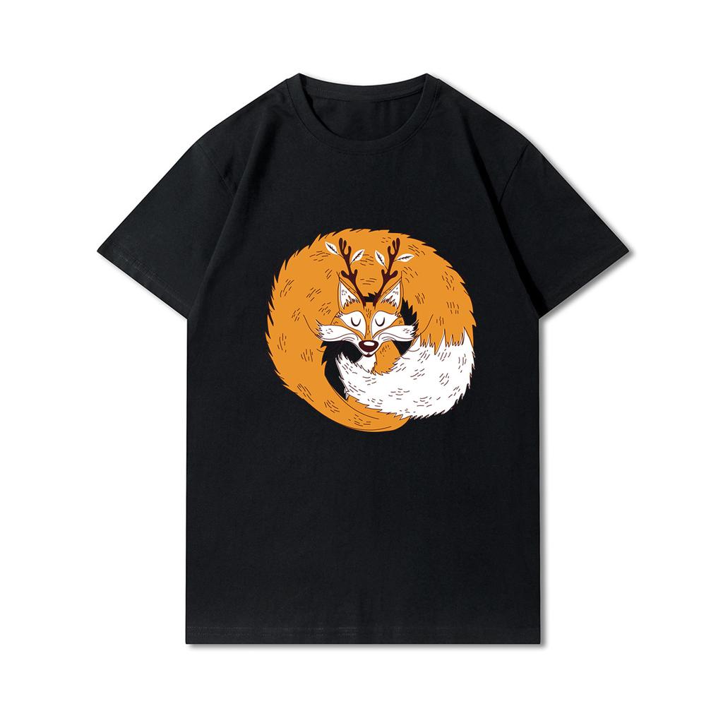 100 vzorů letní nadměrná trička pro ženy s potiskem zvířat, ležérní krátké rukávy, 100% bavlna, výstřih do O