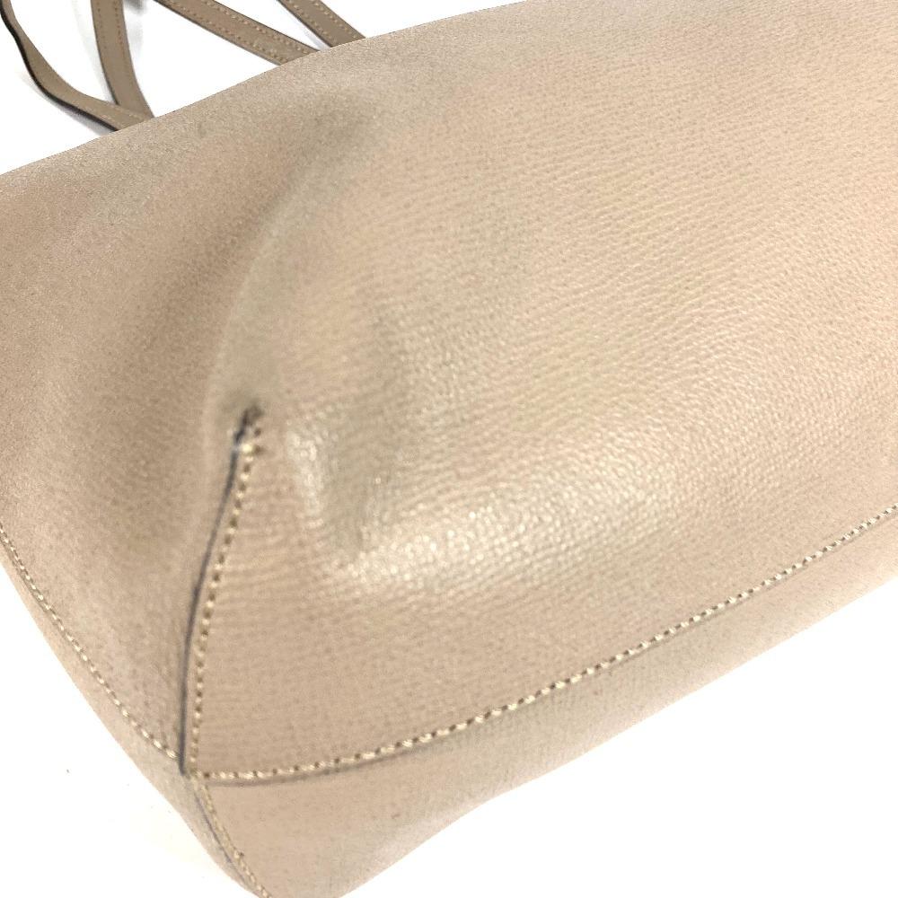 FENDI With porch Logo F-Is Bag Shoulder Bag Tote Bag Shoulder Bag Leather Beige