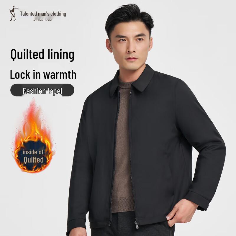

Cai Zi Men s Fleece-Lined Casual Jacket 3XL