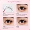 Transparent Stem False Eyelashes Decorative Eyelashes Barbie Comic Eyes 3 Pairs Stage Party Eyelashes