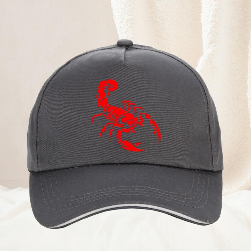 Unisex Scorpion Baseball Caps Spring Autumn Outdoor Adjustable Casual Hats Sunscreen Hat Sports Cap