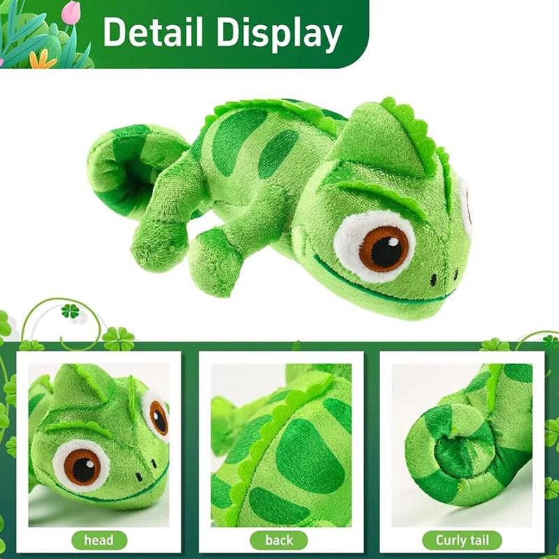 Pluszowe Lalki Pascal Rapunzel Kameleon 15cm Pascal Pluszaki Pluszowa Lalka Pascal Rapunzel Pluszowe Zabawki na Ramię Prezenty dla Dzieci
