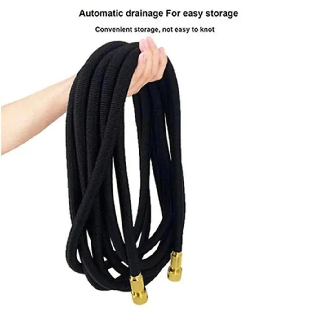25FT New Expandable Magic Hose High Pressure Car Wash Hose With Spray Gun Set Outdoor Watering Irrigation Tool Garden Hose