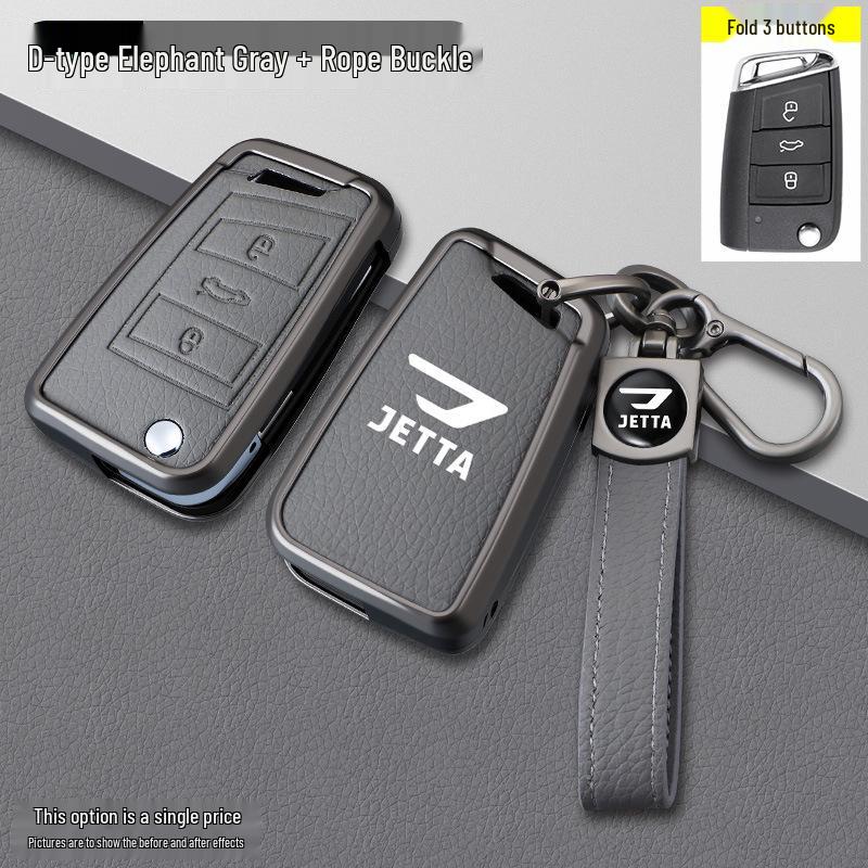 Jetta Model D Elephant Grey Key Case