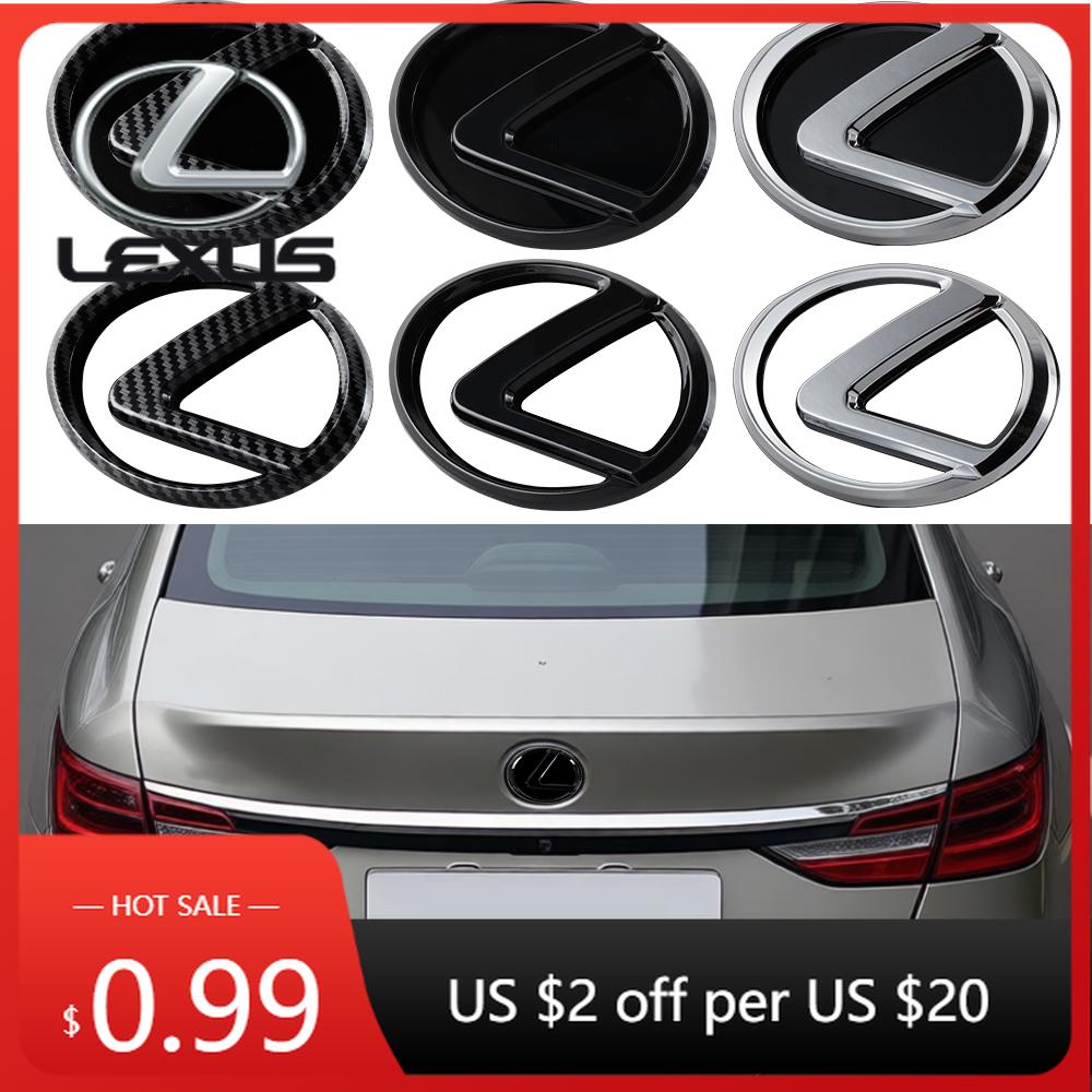 Interior Stickers Car Rear Trunk Badge Logo Car Emblem Replacement For Lexus NX IS 250 RX GS UX RX300 RX350 CT200H ES LX Fsport