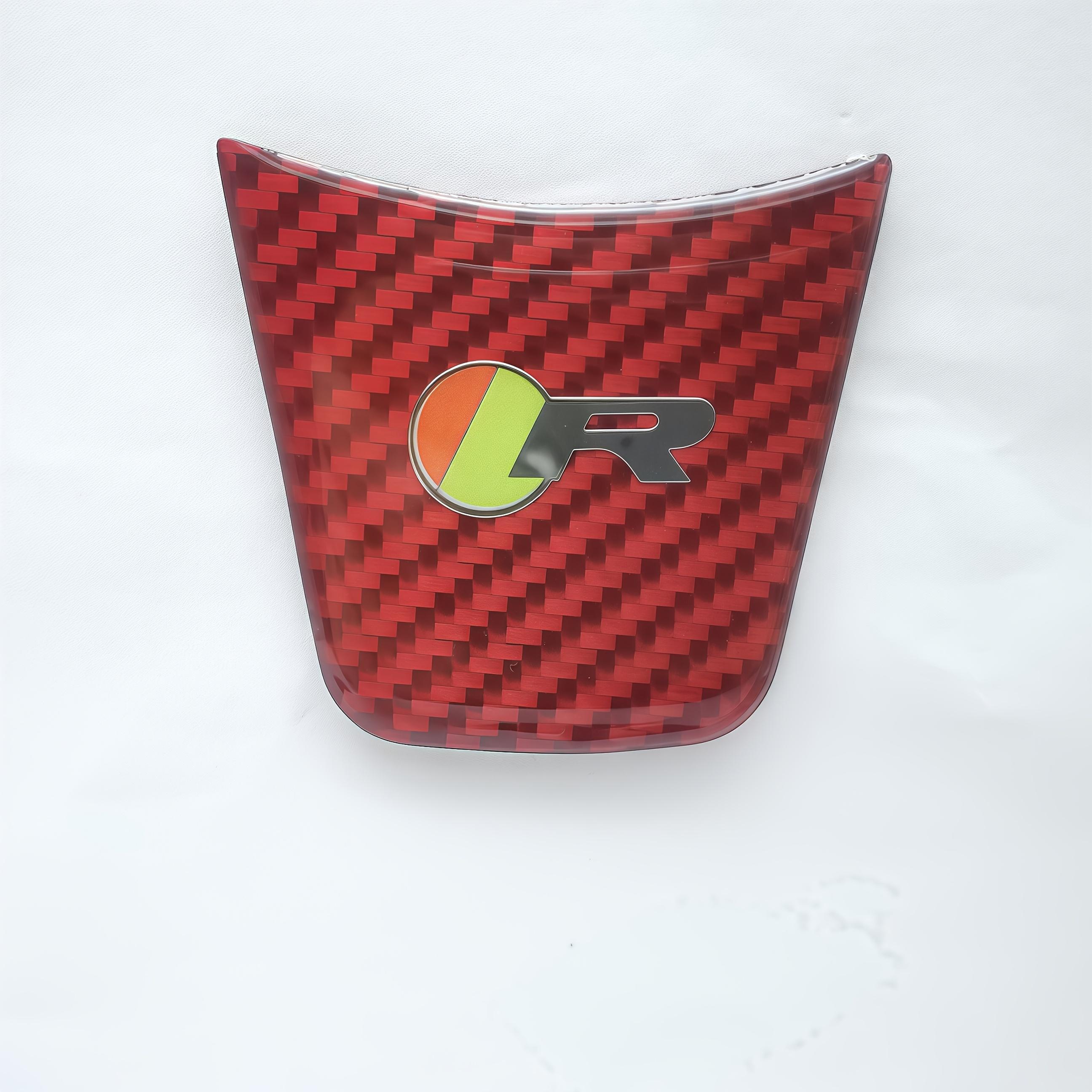 

1 шт. Логотип S/R Емблема на кермо автомобіля Значок Наклейка Декоративна наклейка для XK X Type F Pace I-pace XJL S-Type F-Type XJ XF XE E-pace XJS R logo червоний