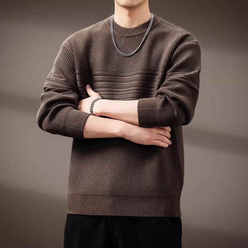 Men's Premium Textured Knit Sweater