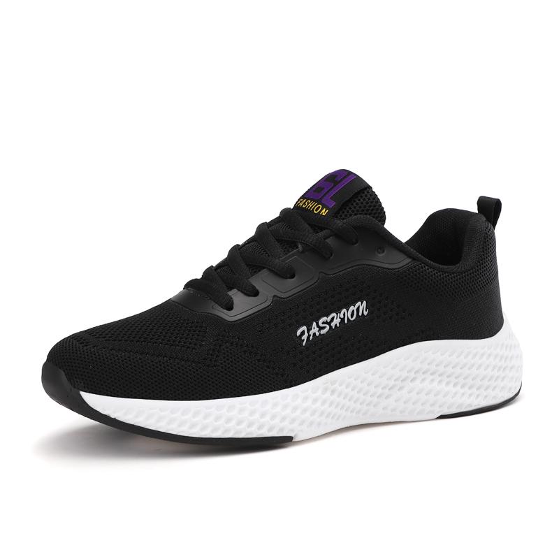 Spring and autumn new sports shoes women's shoes all-match lightweight non-slip casual running shoes women's mesh breathable thi