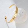 Custom Engraved Name Bracelet For Women Custom Text Bangle Personalized Stainless Steel Cuff Bangle for Couple Gift