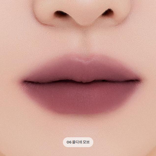 MUZIGAE MANSION Tie-Up Cover Tint 6 Colors – Long-lasting Velvet Lip Tint with Soft Blurring Finish