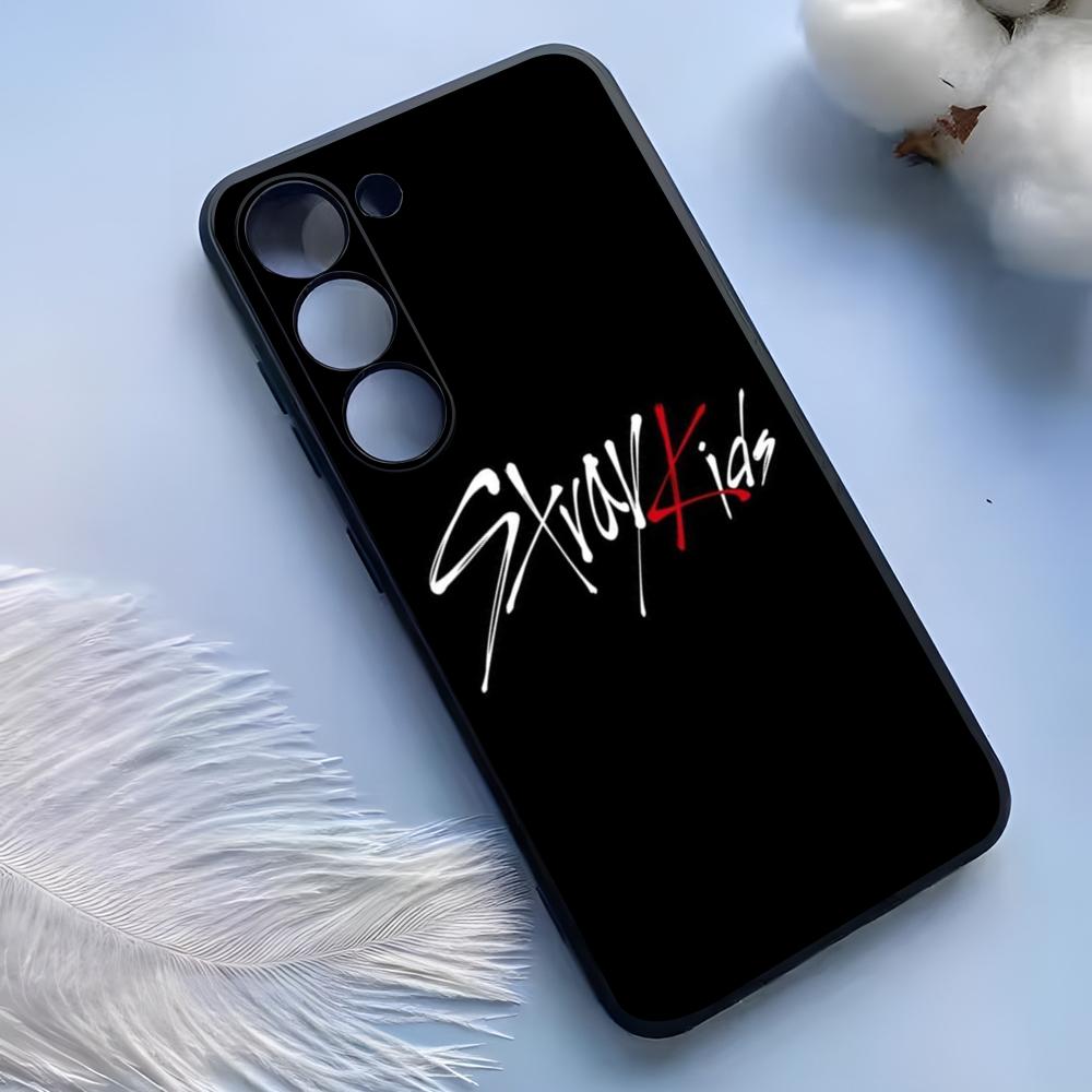 Funda de Teléfono de Moda Kpop S-Stray-Kids Para Samsung S25 Ultra S24 S23 S22 S21 S20 Plus Fe Galaxy A54 A53 A34 A25 Cubierta de Silicona