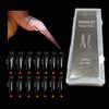 140Pcs/Box Mechanical Dragon Claw Nail Forms For Poly Extension Gel Nail Molds Nail Extension Forms For Building Gel Manicure