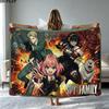 Spy x Family Anime Print Flanelldecke Hohe Qualität Warm Bequem Decke für Alle Jahreszeiten Perfekt für Geschenke Heimdekoration