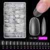 Matte 450-Piece Almond Wearable Nail Tips - Ultra-Thin, Seamless, No Filing Needed False Nails for Manicure