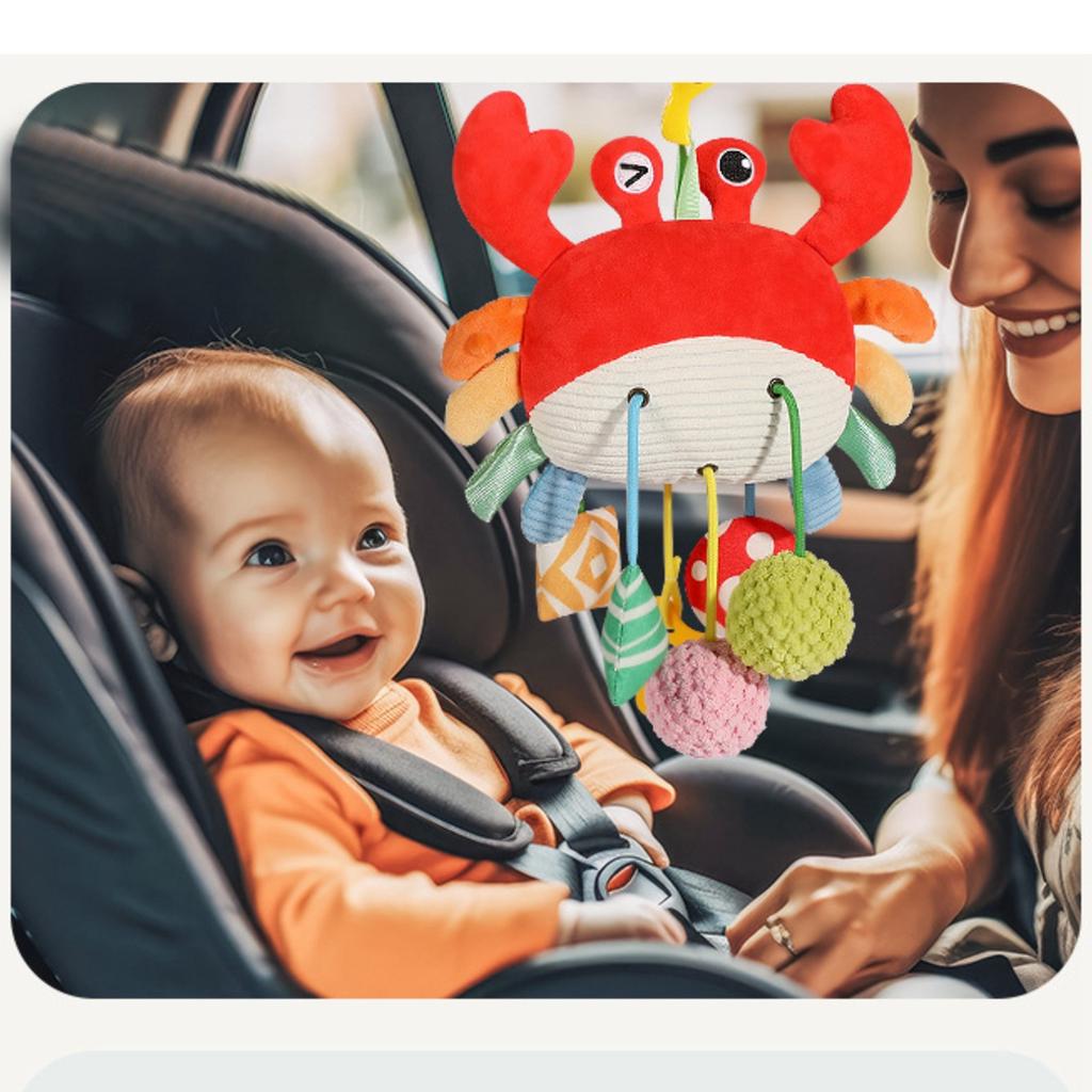 Pull Rope To Pull Out The Crib Bell, Stroller Baby Stroller Rattle Pendant, Newborn Soothing Toy