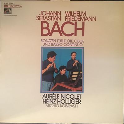 LP Record JOHANN SEBASTIAN BACH / WILHELM FRI - Sonaten Für Flöte, Oboe Und Basso C 1C06381557 His Master's Vo 1973 Germany Classical Used