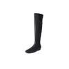 2.5CM Fashion Low Heel Over Knee Two Wear Boots 2025 Autumn and Winter New Square Head Flat Bottom Temperament High Boots Women