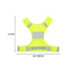 Adjustable High Visibility Reflective Safety Vest Night Running Cycling Security Clothing L