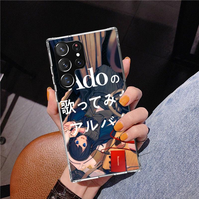 Ado Kyogen X Uta Phnoe Case for Samsung Galaxy S26 S25 Edge S23 S24 Ultra S22 Plus S21 S20 FE Unique Cover Soft Coque Galaxy S25