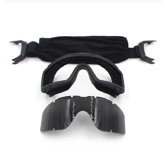 Tactical Desert Goggles Military Windproof Anti-Fog Impact-Resistant Sports Eyewear for Cycling, Airsoft, Outdoor Adventures