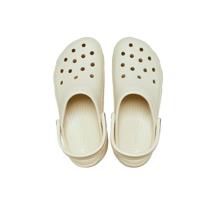 Crocs Classic Platform Clog Bone (Womens) Women Sneakers 206750-2Y2