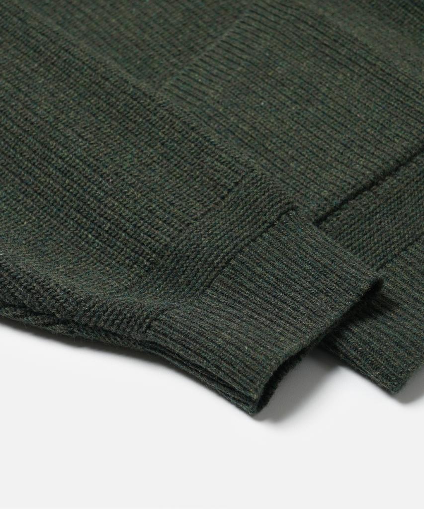 Frizmworks Wool Deck Zip Up Cardigan _ Forest Green